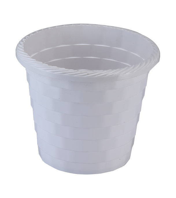 Buy Marble Flower Tub with Tray 11" White TEL at Best Price In Bangladesh