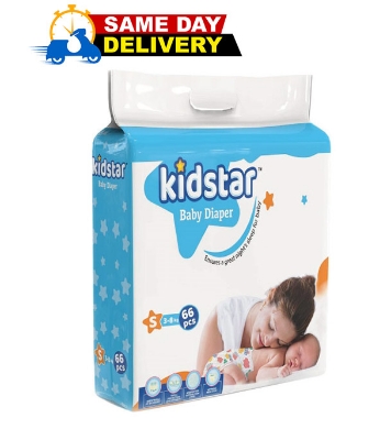 Picture of Kidstar Baby Diaper (Best System) Small 66pcs