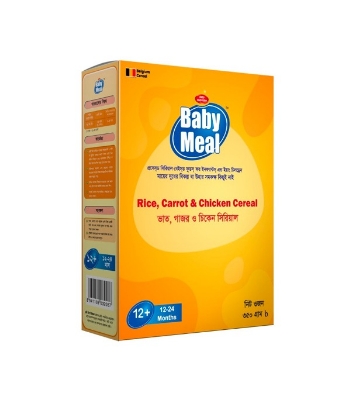Buy Baby Meal Rice, Carrot & Chicken Cereal BIB (From 12 Months To 24 Month) 350gm Online