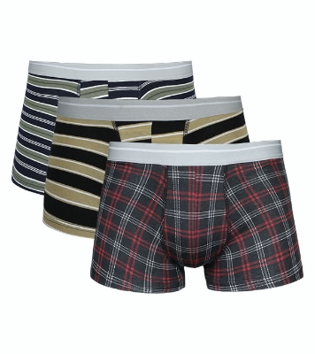 Picture of Men's 3Pcs Combo Boxer Assorted Cotton Stretch Underwear