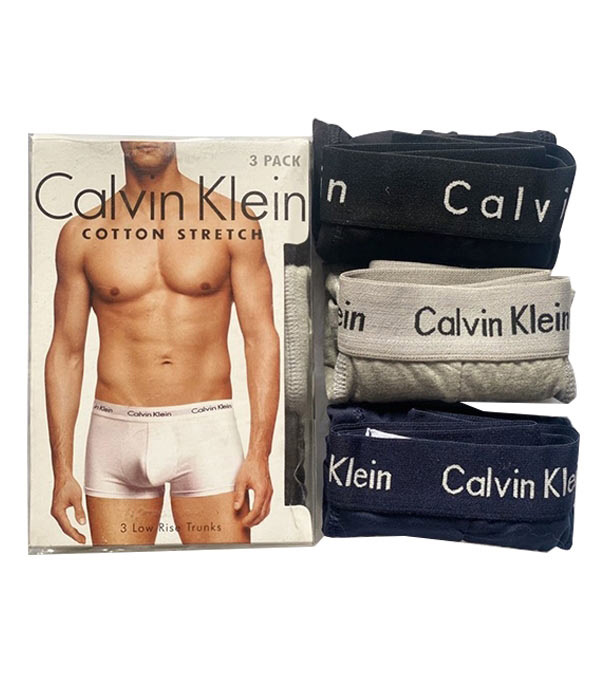 Picture of Men's Fine Cotton Spandex Boxer Combo Pack (3 Pcs)