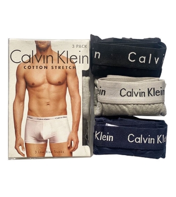 Picture of Men's Fine Cotton Spandex Boxer Combo Pack (3 Pcs)