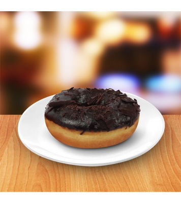 Picture of Dark Double Chocolate Donut