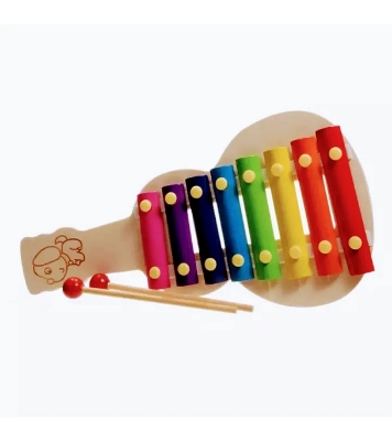 Children/Kids 8 Tones Piano Wooden Xylophone Guitar Music Toy