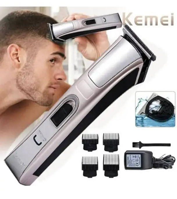 Buy Kemei KM-5017 Rechargeable Professional Hair Trimmer For Men, Women and Children (Multicolour)  Online 