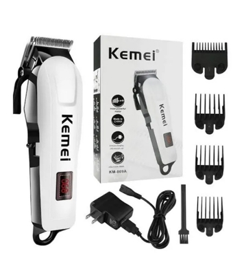Buy Kemei Km-809A Rechargeable Hair Clipper Set For Men Online 