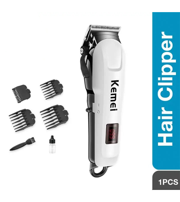 Buy Kemei Km-809A Rechargeable Hair Clipper Set For Men Online 