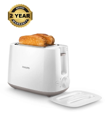 Philips HD2582/00 830-Watt 2-Slice Pop-up Toaster White	