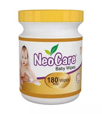 Buy Neocare Wipes Jar 180 pcs Online 