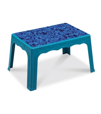 Center Table Printed Marine Tulip Green 