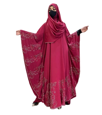 Picture of Premium Dubai Cherri  Irani Abaya Borkha with Hijab.BK-P24