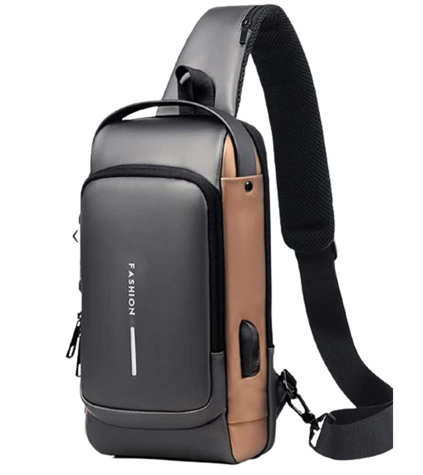 Picture of Multifunction Anti-Theft USB Shoulder Crossbody Travel Bag