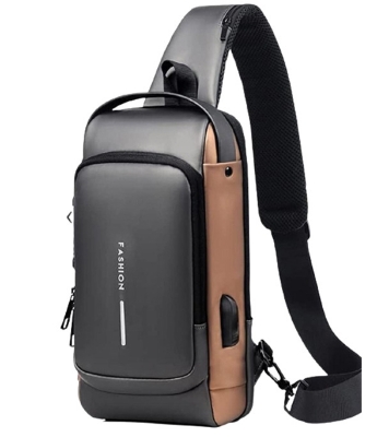 Picture of Multifunction Anti-Theft USB Shoulder Crossbody Travel Bag