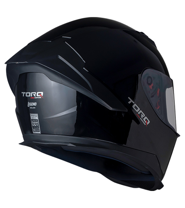 Buy Torq Legend Helmet Glossy Solid Black at Best Price In Bangladesh
