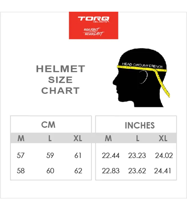 Picture of Torq Legend Helmet Glossy Solid Black 