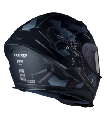Buy Torq Legend Warfare Helmet Grey Black at Best Price In Bangladesh