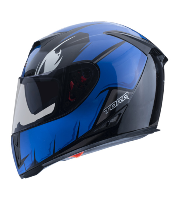 Picture of Torq Reneger Reaper Helmet Glossy Blue Black 