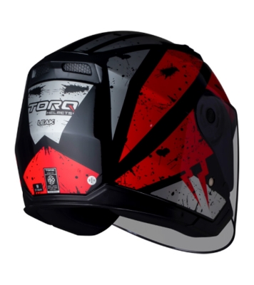 Buy Torq Atom Leak Helmet -Glossy Red Black  at Best Price In Bangladesh