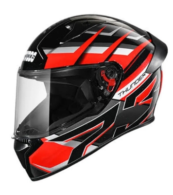 Buy Studds Thunder D6 Full Face Bike Helmet Red & Black at Best Price In Bangladesh