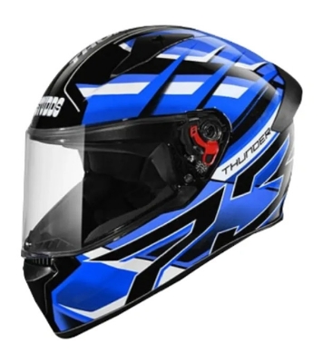 Picture of Studds Thunder D6 Full Face Bike Helmet Blue & Black