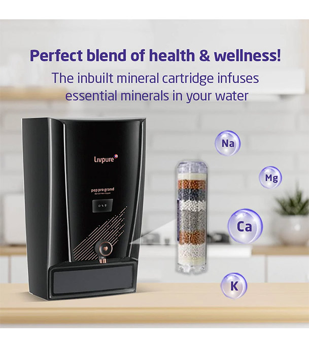 Buy Livpure Pep Pro Grand Copper RO + UV + Mineralizer Water Purifier at Best Price in Bangladesh