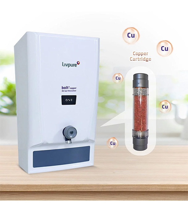 Buy Livpure BOLT Plus Copper RO+UV Water Purifier at Best Price in Bangladesh