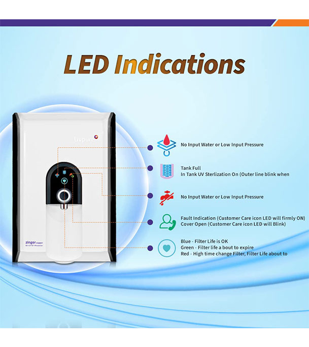 Buy Livpure Zinger Copper Water Purifier at Best Price in Bangladesh