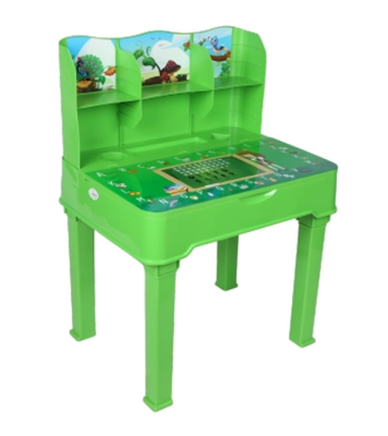 Buy Reading Table With Shelf Parrot Green Online at Best Price