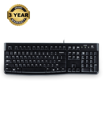 Picture of Logitech K120 Usb Keyboard With Bangla Black