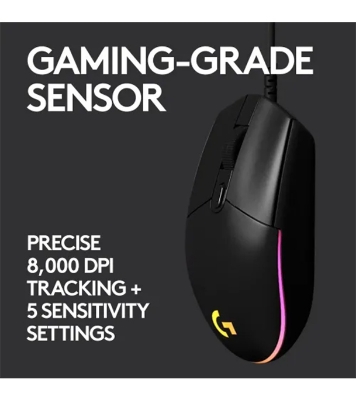 Picture of Logitech G102 Lightsync RGB USB Gaming Mouse(Black)