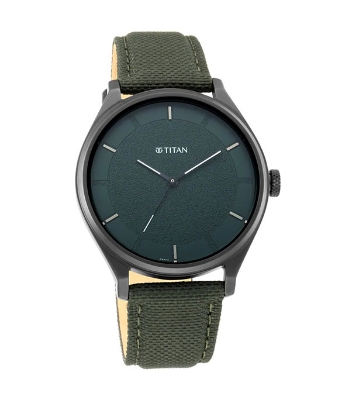 Buy TITAN Workwear Green Dial & Fabric Strap Watch  Online at Best Price In Bangladesh
