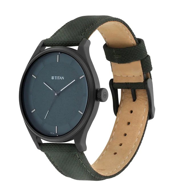 Buy TITAN Workwear Green Dial & Fabric Strap Watch  Online at Best Price In Bangladesh
