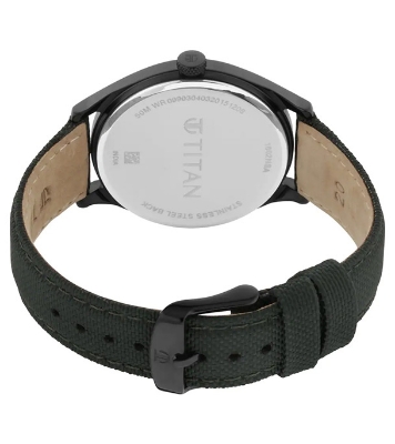 Buy TITAN Workwear Green Dial & Fabric Strap Watch  Online at Best Price In Bangladesh