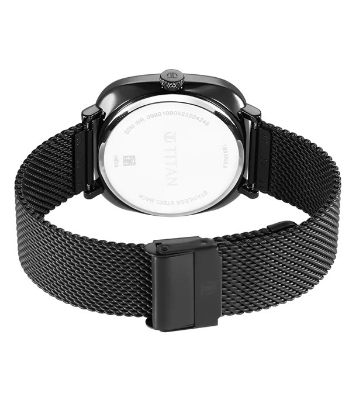 Buy TITAN Neo Curve Anthracite Black Stainless Steel Watch for Men Online at Best Price In Bangladesh