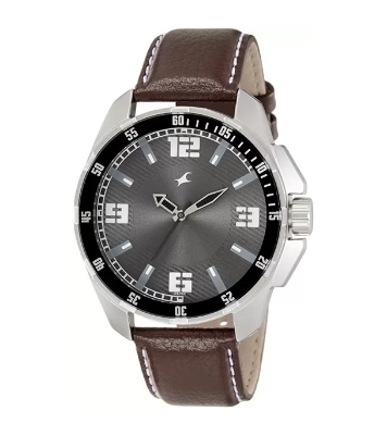 Picture of Fastrack Brown Belt Analog Watch For Men 
