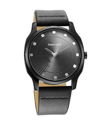 Picture of Fastrack Stunners Anthracite Dial Leather Strap Watch 