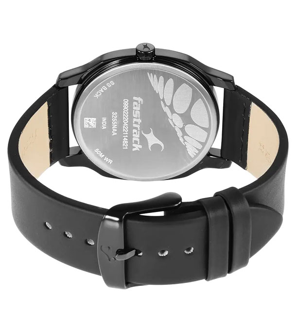 Picture of Fastrack Stunners Anthracite Dial Leather Strap Watch 