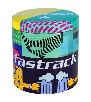 Picture of Fastrack Ruffles Black Dial Stainless Steel Strap Watch