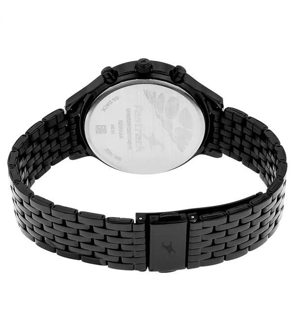 Picture of Fastrack Ruffles Black Dial Stainless Steel Strap Watch