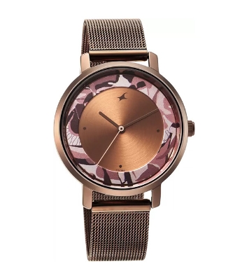 Picture of Fastrack Urban Camo Brown Dial Watch for Women 