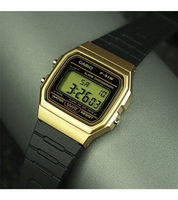 Buy Casio F-91WM-9ADF Classic Retro Digital Fiber Belt Watch Online at Best Price In Bangladesh