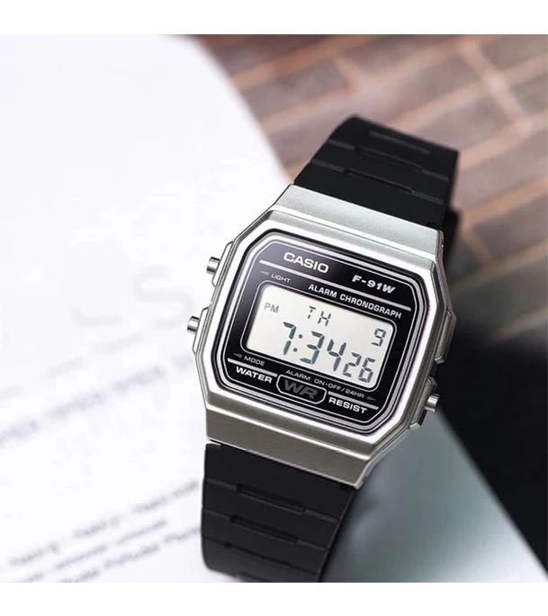 Picture of Casio F-91WM-7ADF Classic Retro Digital Fiber Belt Watch