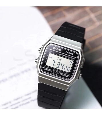 Picture of Casio F-91WM-7ADF Classic Retro Digital Fiber Belt Watch