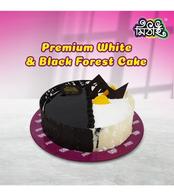 Buy Mithai Pre. Black & White forest cake Medium 500gm at Best Price In Bangladesh