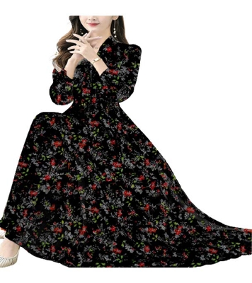 Picture of China Linen Printed One Pcs Long Gown 