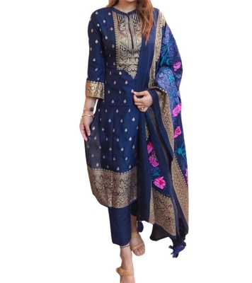 Picture of Exclusive Skin Printed Cotton 3 Piece 