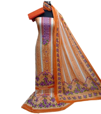 Picture of Printed Unstitch Cotton 3 Piece