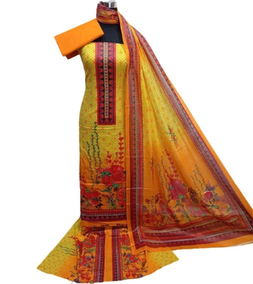 Picture of Printed Unstitch Cotton 3 Piece