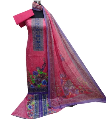 Picture of Printed Unstitch Cotton 3 Piece