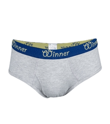Buy Men's Deluxe Brief W0008 Grey Melange Online